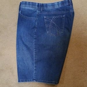 Bermuda length shorts